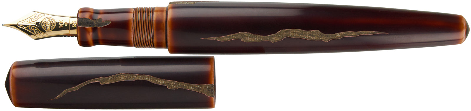 Nakaya Naka-ai Cigar Negoro Toki-tamenuri - nibs.com