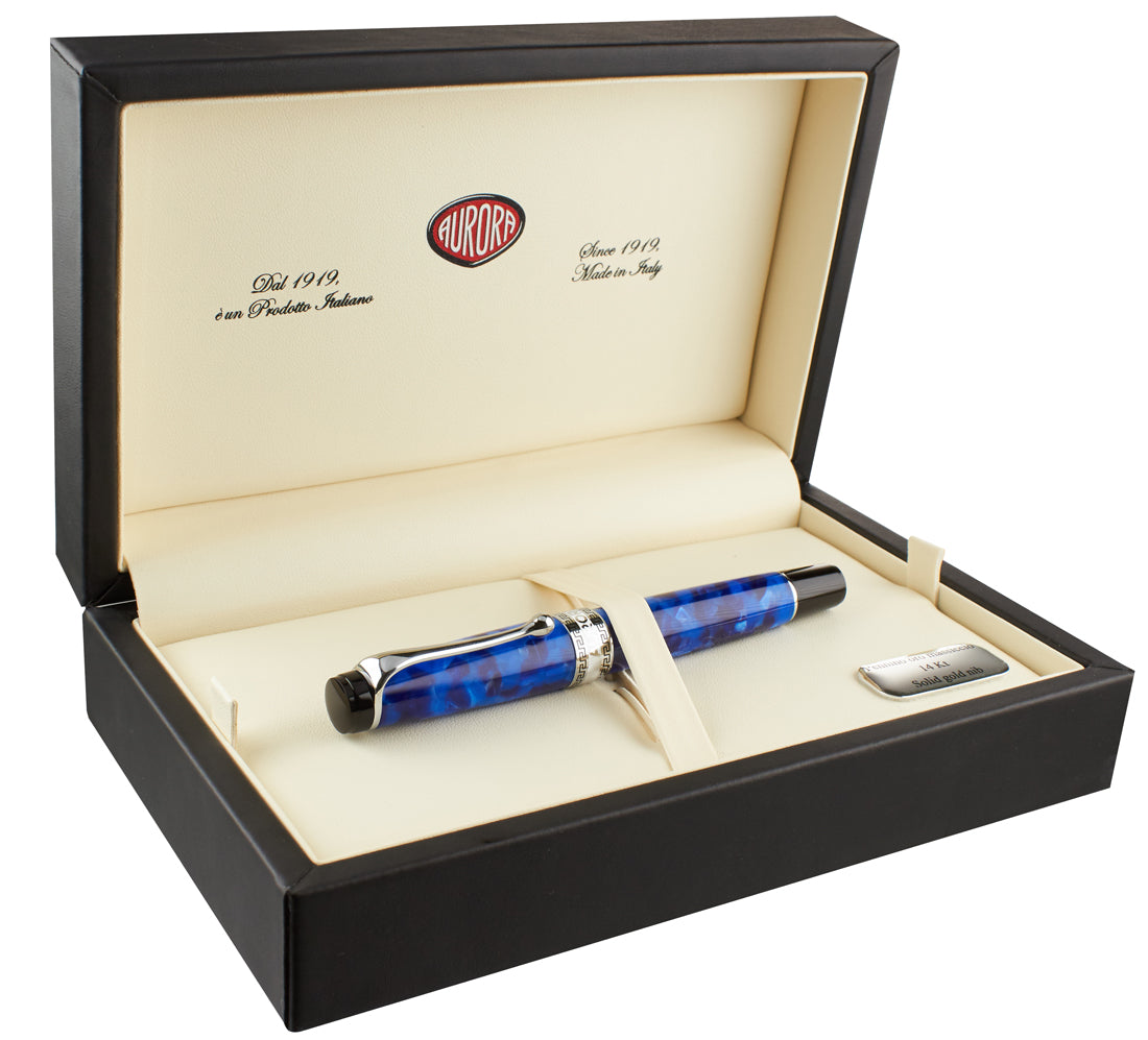 Aurora Optima Auroloide Blue Chrome - nibs.com
