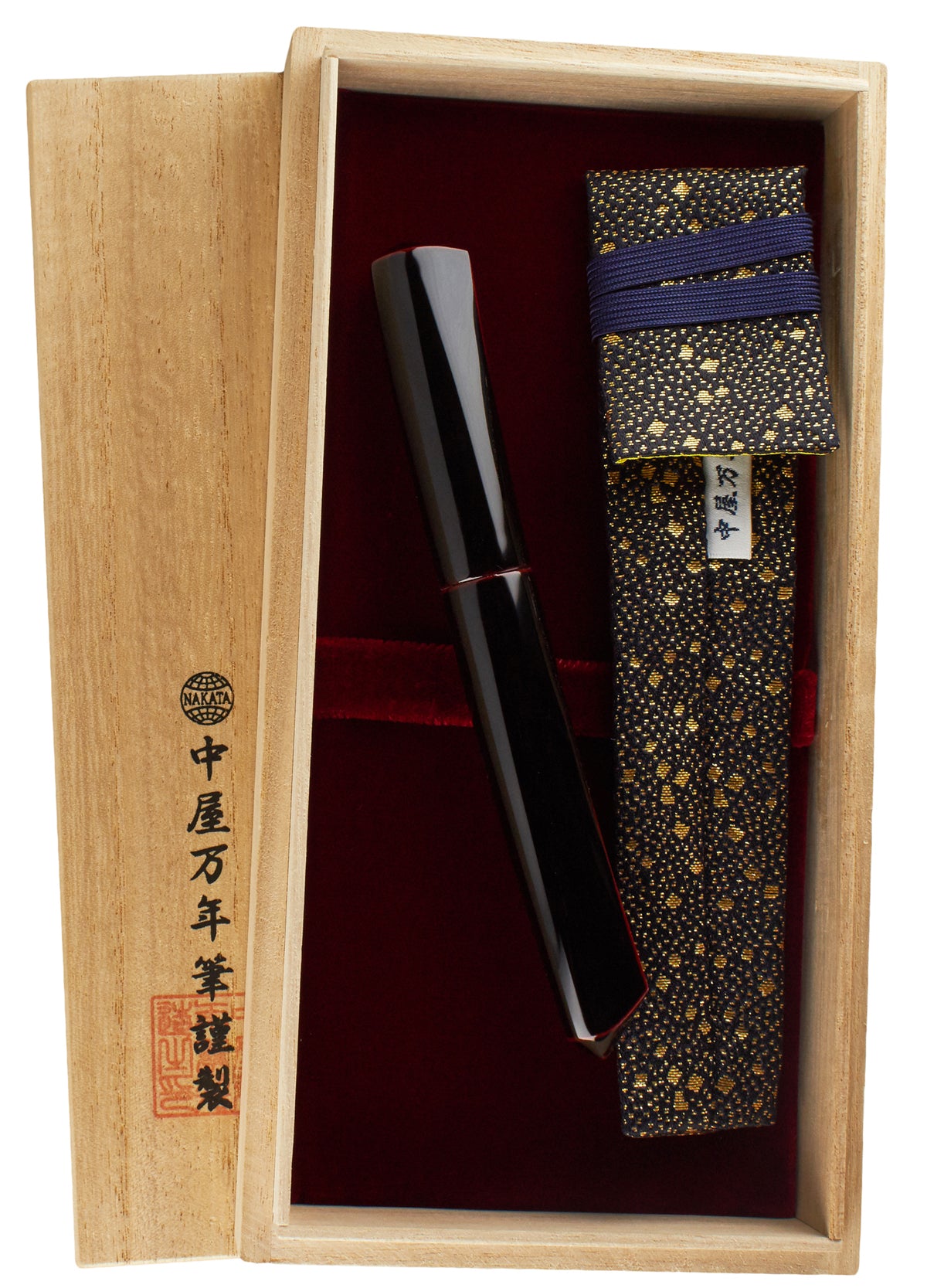Nakaya Dorsal Fin Version 2 Kuro-tamenuri - nibs.com