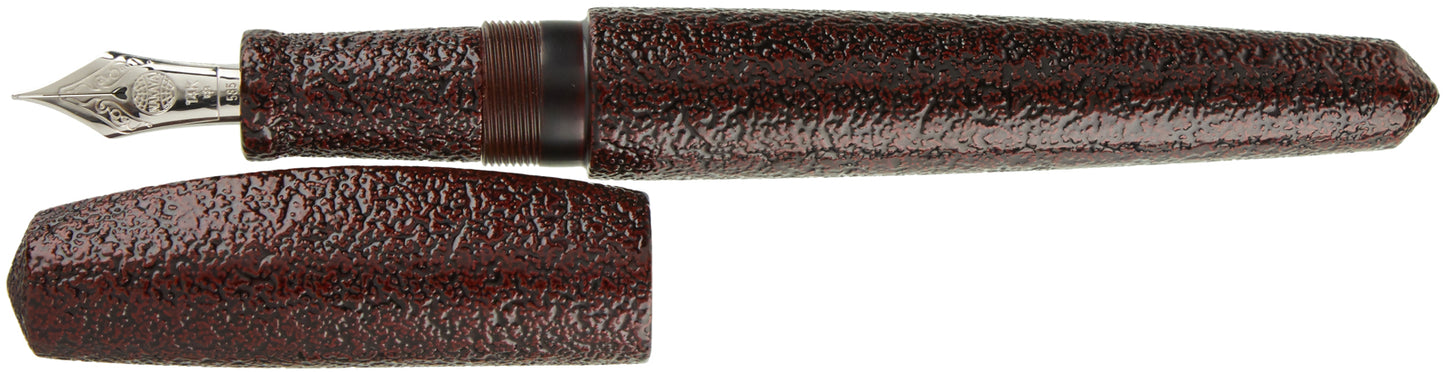 Nakaya Dorsal Fin Version 1 Ishime-Kanshitsu Kuro-tamenuri - nibs.com