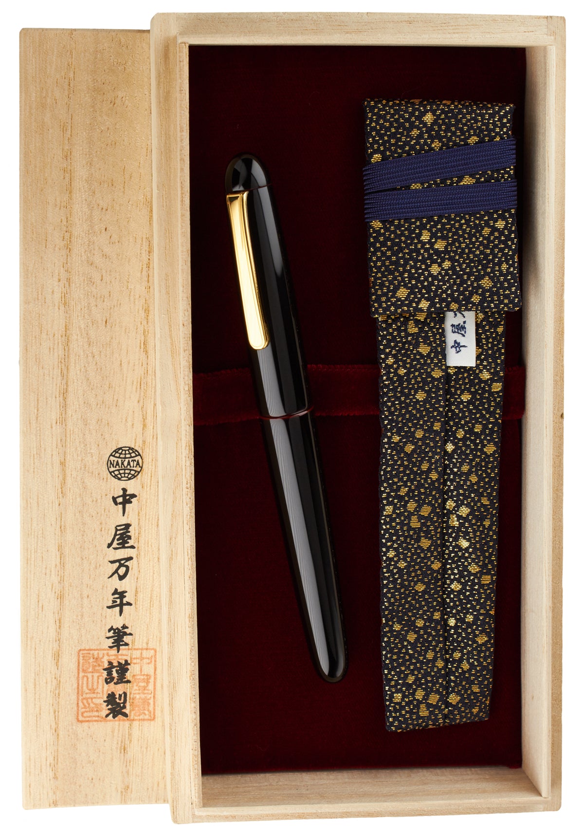 Nakaya Portable Writer Kuro-tamenuri - nibs.com