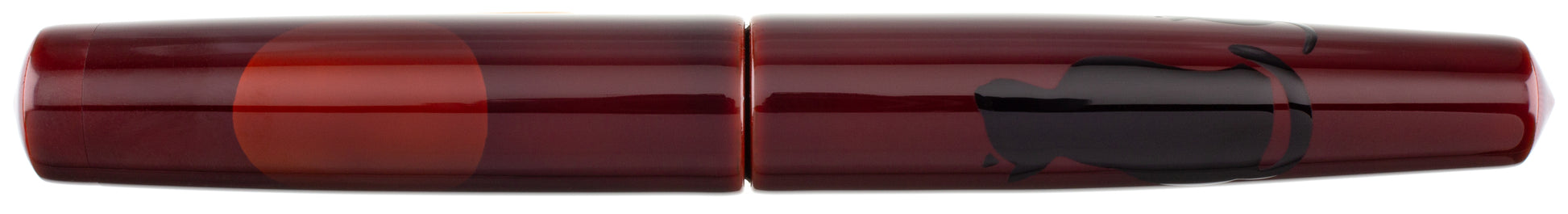 Nakaya Piccolo Writer Enjoying The Moon Cat - nibs.com
