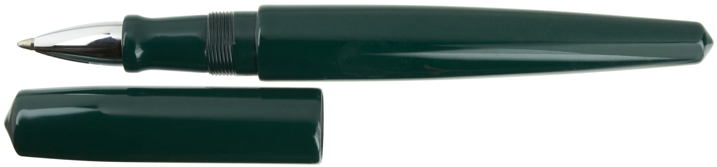 Nakaya Naka-ai Cigar Ballpen Midori Chrome - nibs.com