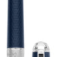 S.T. Dupont Line D Medium Blue Guilloché - nibs.com