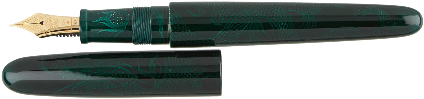 Nakaya Portable Cigar Ascending Dragon Ao-tamenuri - nibs.com