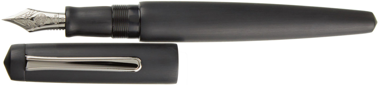 Nakaya Naka-ai Writer Matte Black Hairline - nibs.com