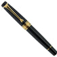 Aurora Optima Resin Black Gold - nibs.com