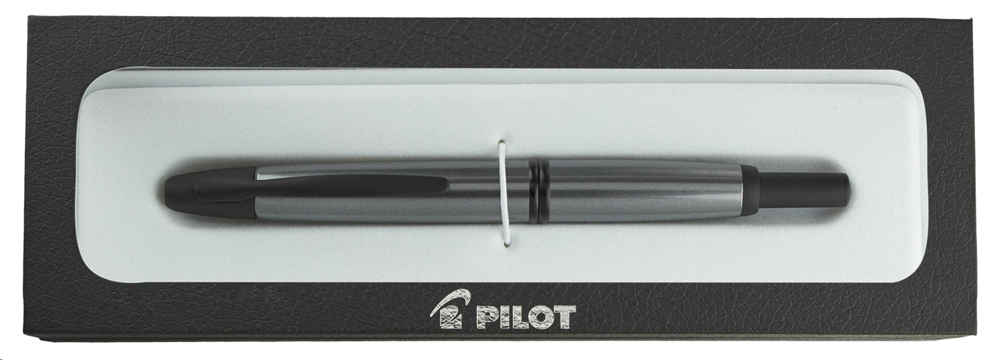 Pilot Vanishing Point Gun Metal Grey Matte Black - nibs.com