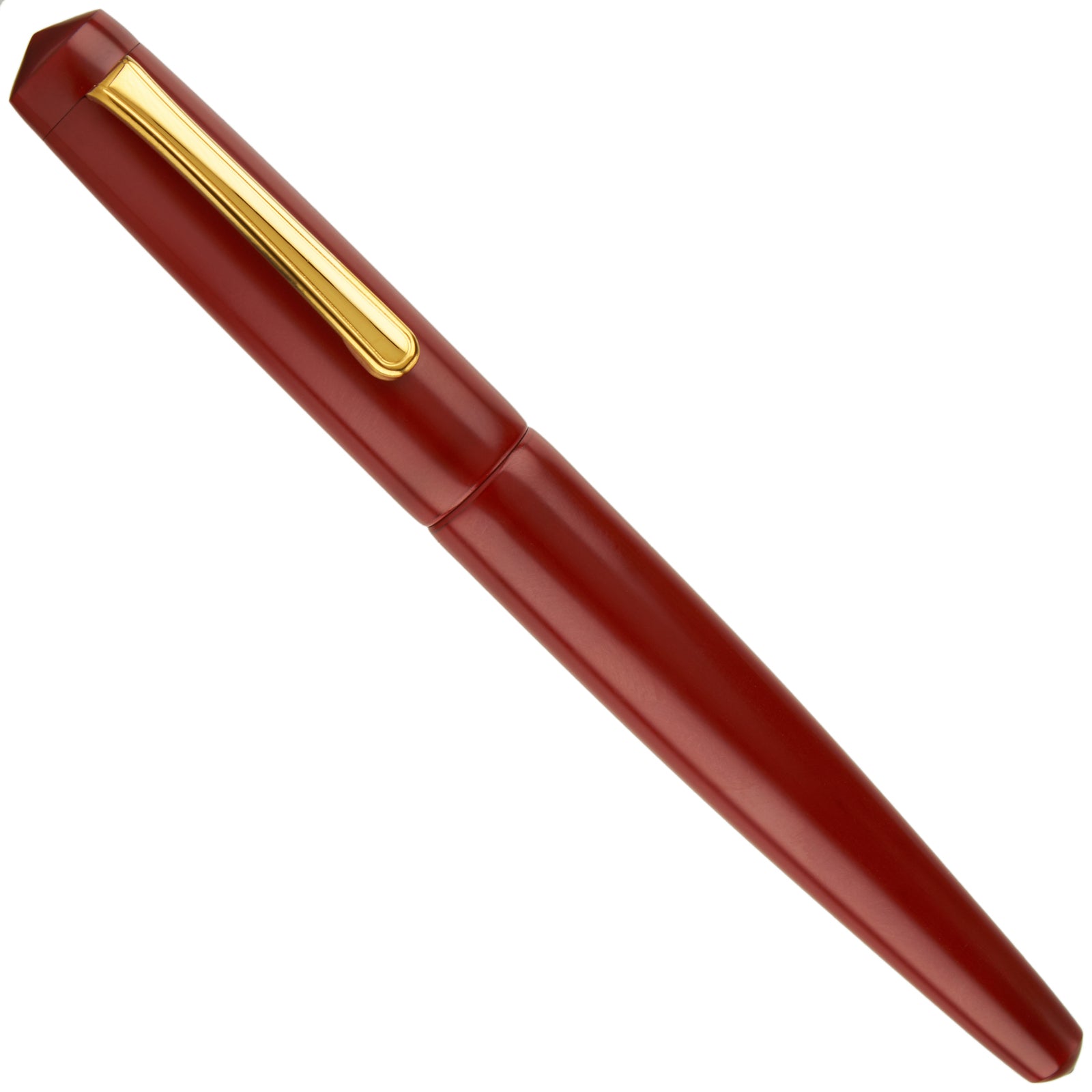 Nakaya Naka-ai Writer Ballpen Shu Unpolished Gold - nibs.com