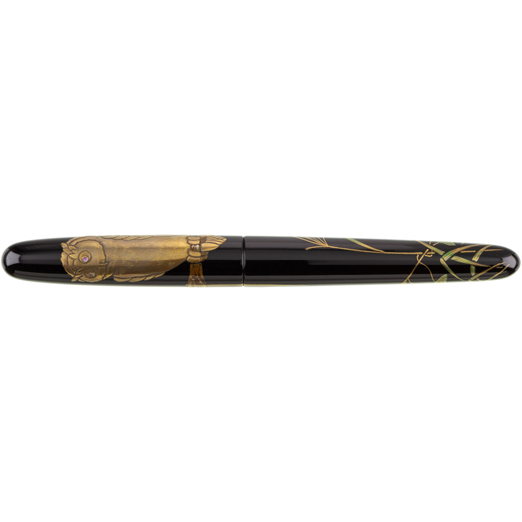 Nakaya Portable Cigar Maki-e Owl - nibs.com