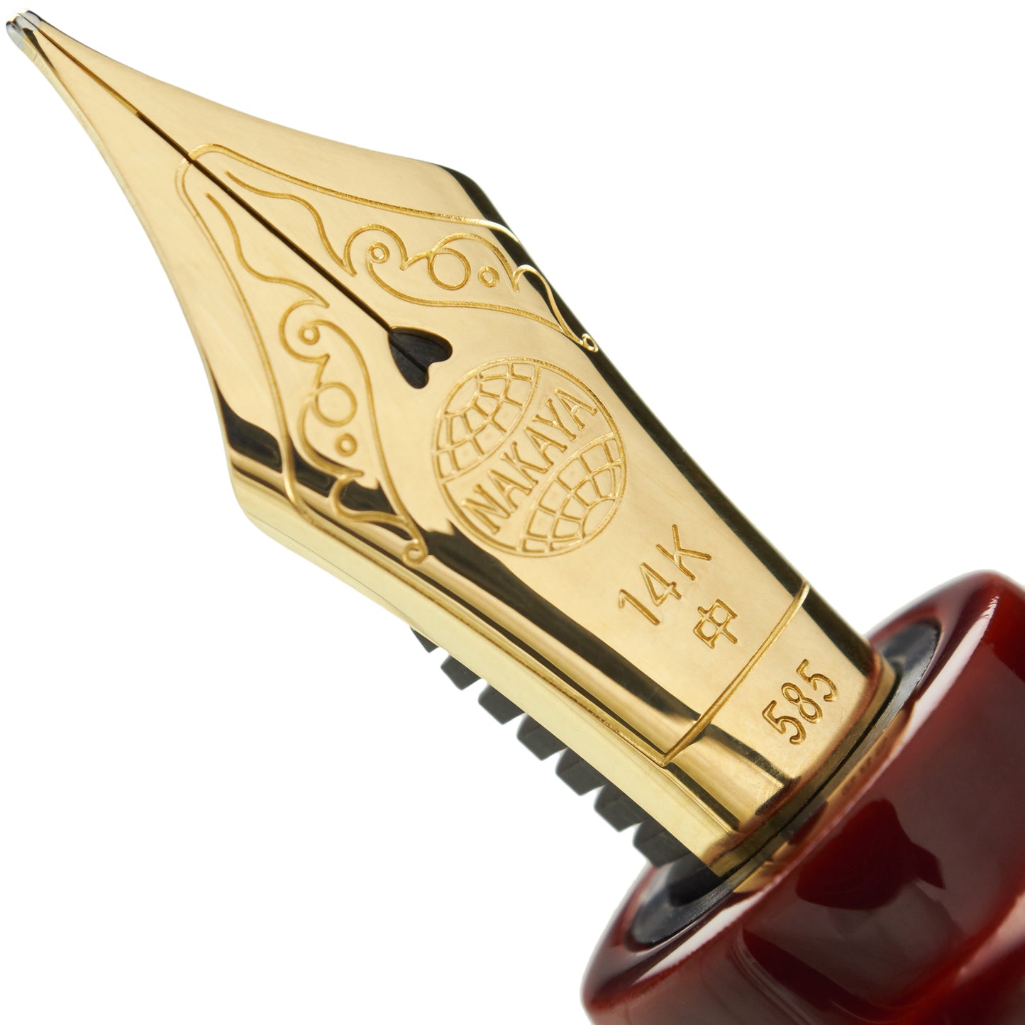 Nakaya 17mm Portable Cigar String Rolled Aka-tamenuri - nibs.com