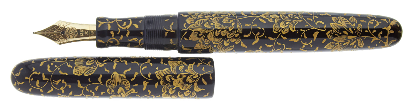 Nakaya Portable Cigar Housoge Kikyo-Tamenuri Gold - nibs.com