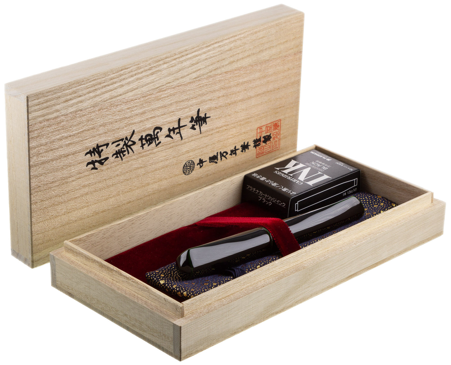 Nakaya Dorsal Fin Version 2 Midori-tamenuri - nibs.com