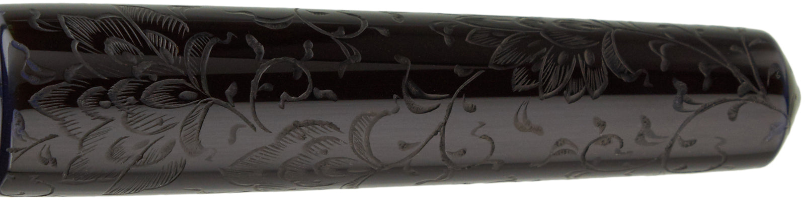 Nakaya Piccolo Cigar Housoge Kikyo-tamenuri Charcoal - nibs.com