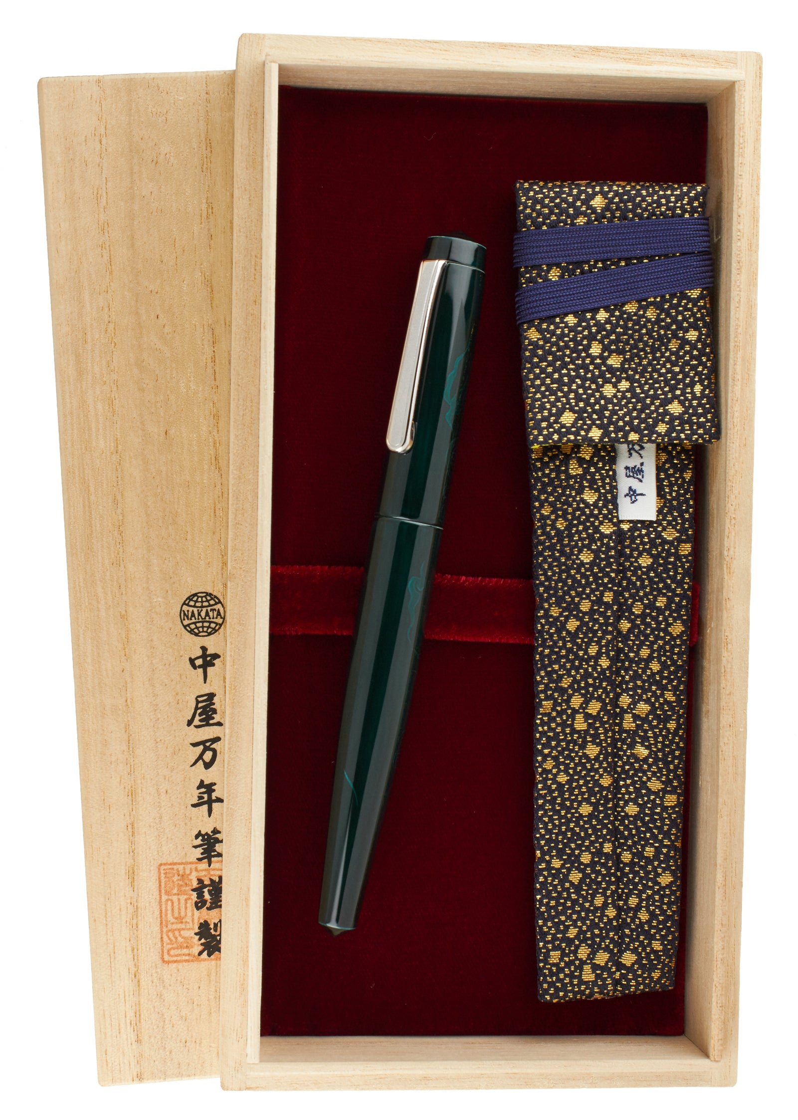 Nakaya Naka-ai Writer Ascending Dragon Ao-tamenuri - nibs.com