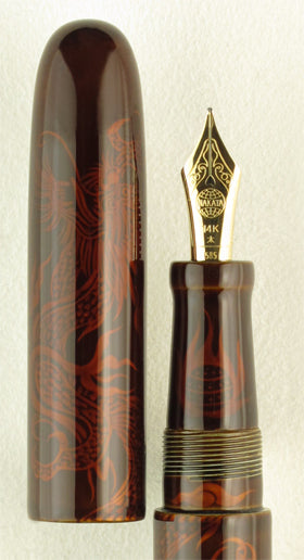 Nakaya Portable Cigar Ascending Dragon Heki-tamenuri - nibs.com