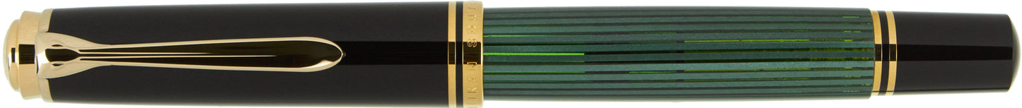 Pelikan Souverän M800 Green Stripe - nibs.com