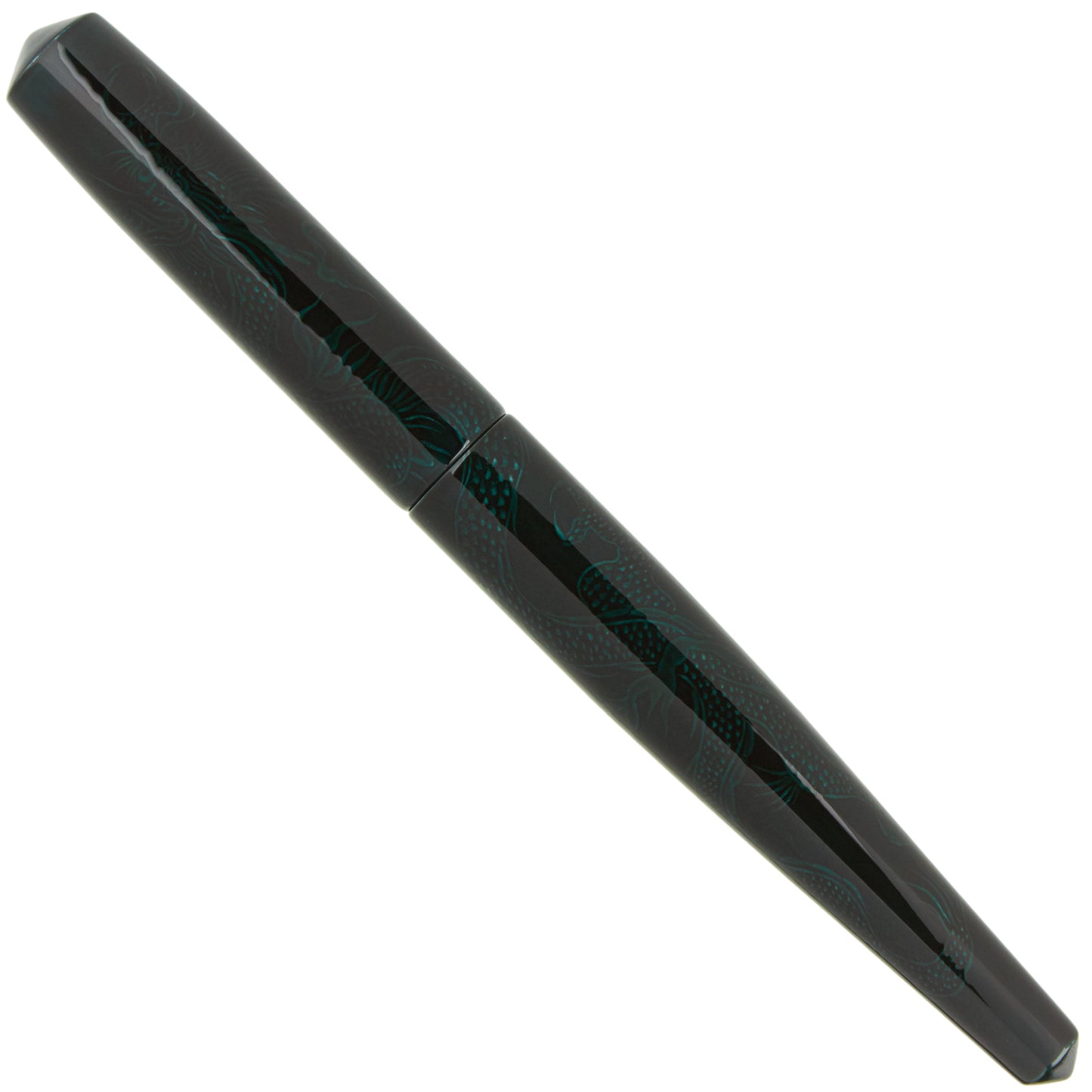 Nakaya Naka-ai Cigar Ascending Dragon Ao-tamenuri - nibs.com