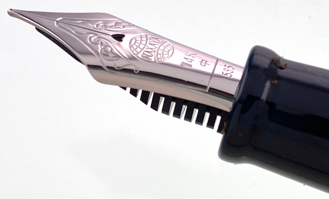 Nakaya Portable Cigar Ascending Dragon 3 Ao-tamenuri - nibs.com
