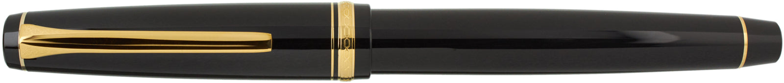 Pilot Falcon Resin Black Gold - nibs.com