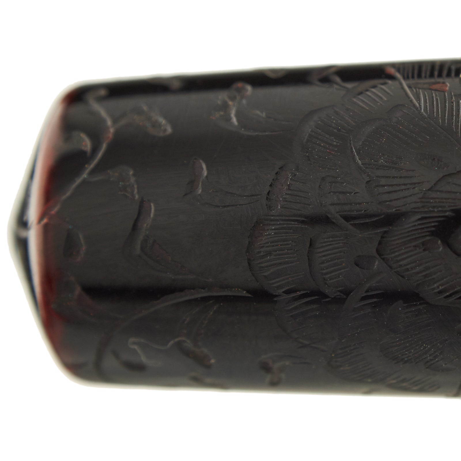 Nakaya Piccolo Cigar Housoge Kuro-tamenuri Charcoal - nibs.com
