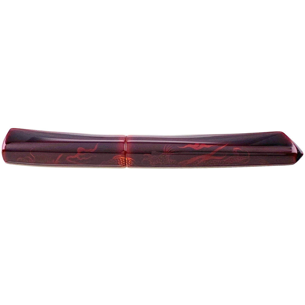Nakaya Dorsal Fin Version 2 Ascending Dragon Aka-tamenuri - nibs.com