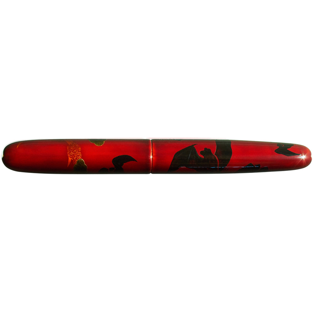 Nakaya 17mm Portable Cigar Bat in Kuro-tamenuri - nibs.com