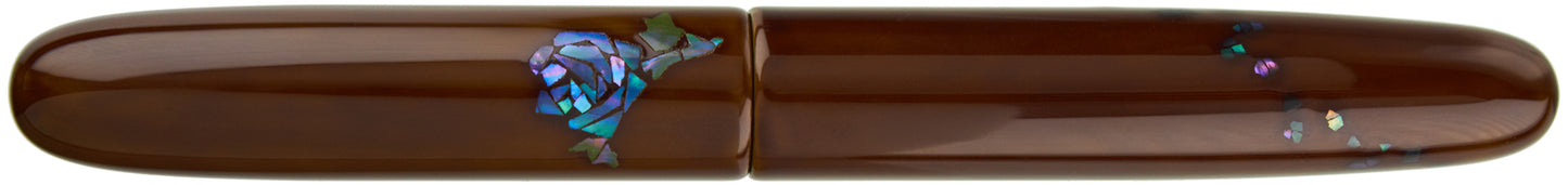 Nakaya 17mm Portable Cigar Blue Rose with Raden - nibs.com