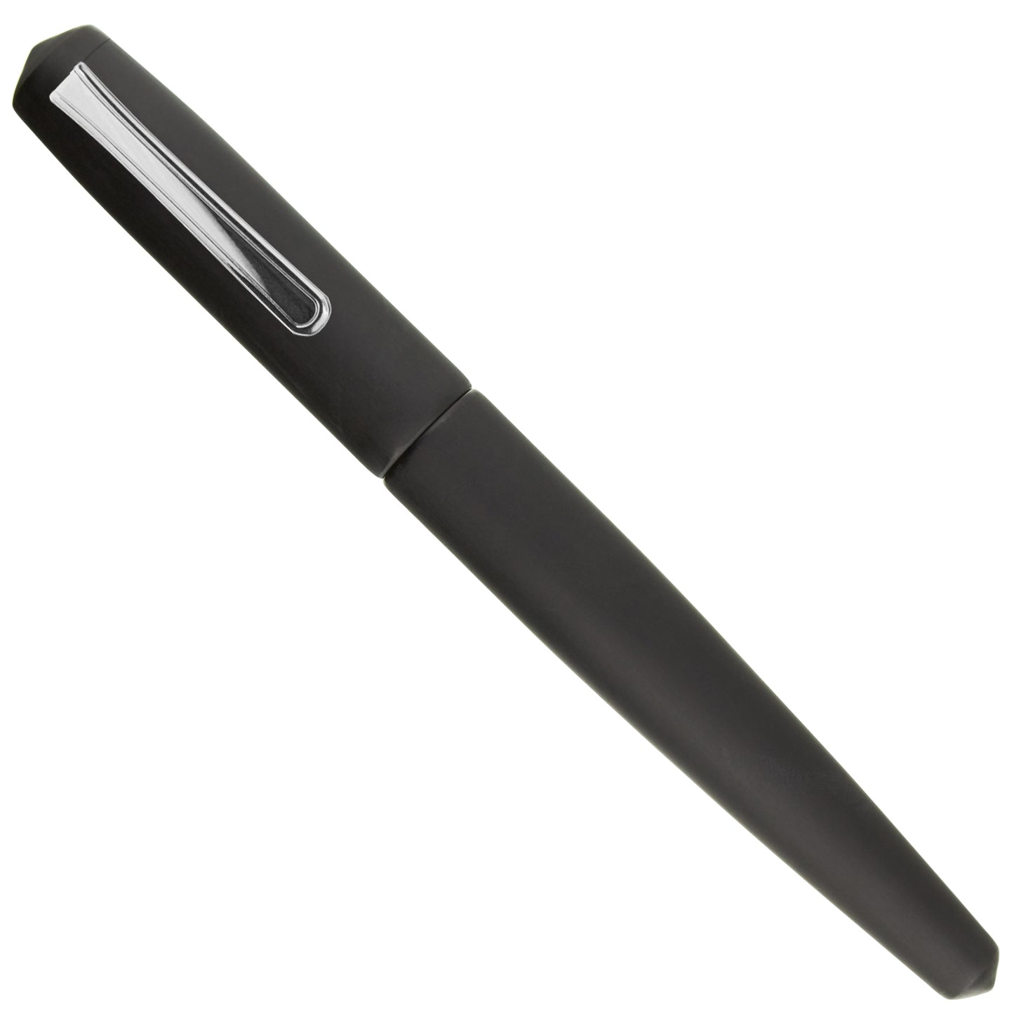 Nakaya Naka-ai Writer Ballpen Matte Black Chrome - nibs.com