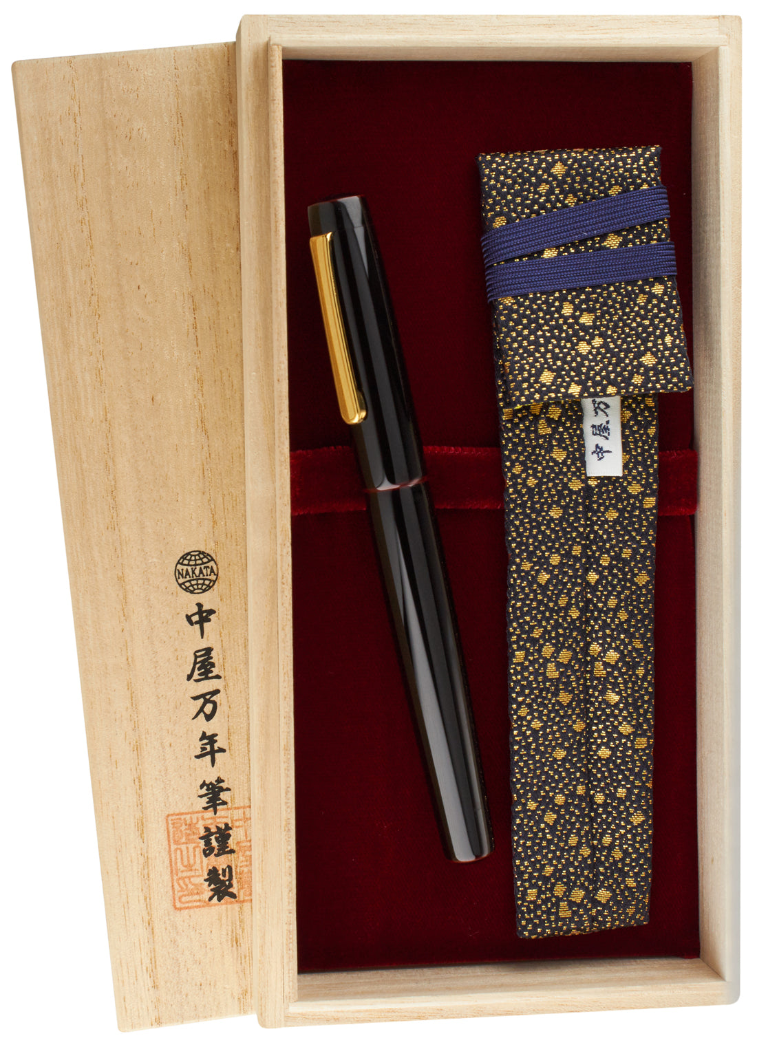 Nakaya Neo Standard Kuro-tamenuri - nibs.com