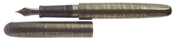 Nakaya Long Cigar Nuno Kise Silver Tin Fabric - nibs.com