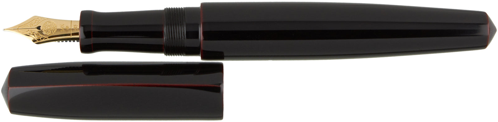 Nakaya Dorsal Fin Version 1 Kuro-tamenuri - nibs.com