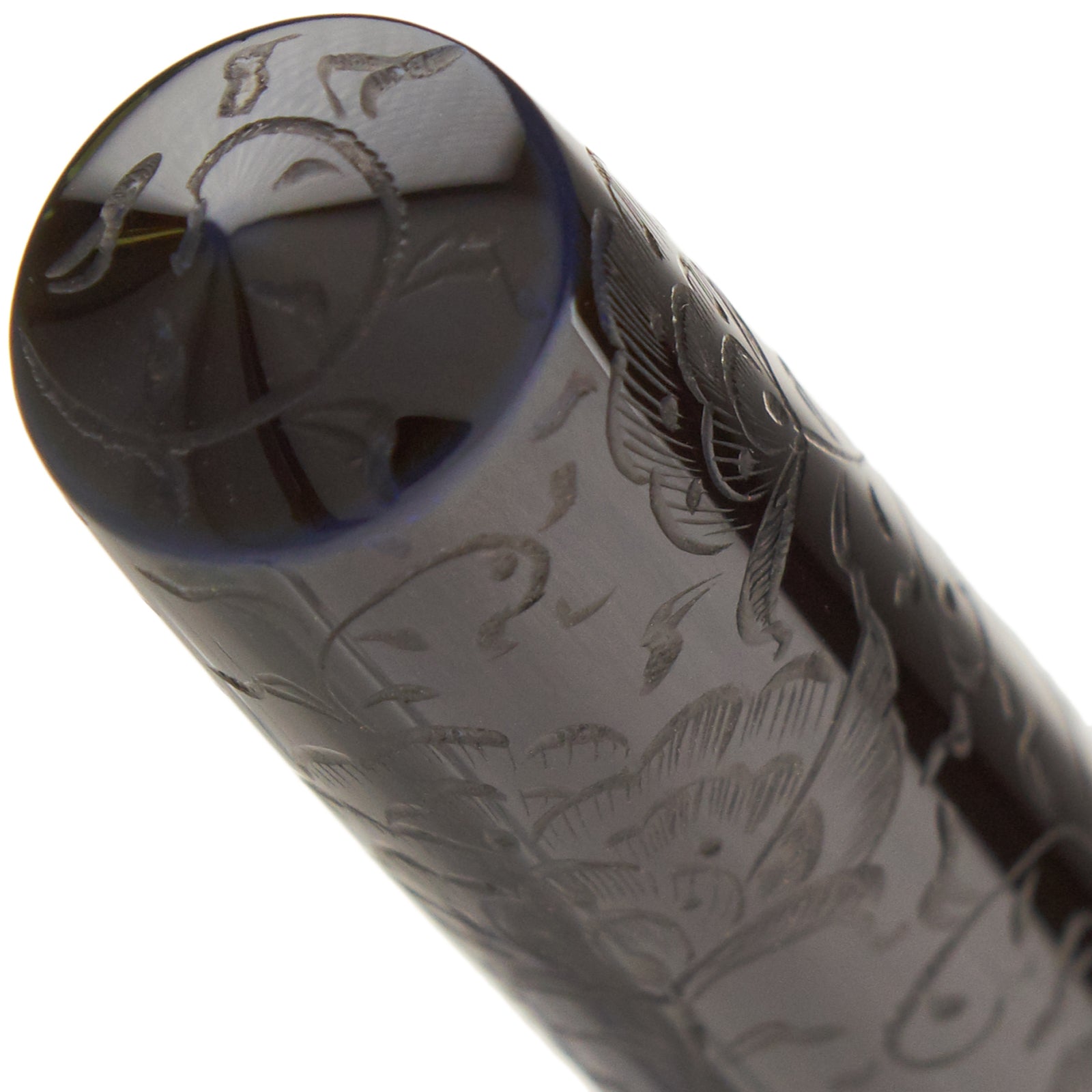 Nakaya Piccolo Cigar Housoge Kikyo-tamenuri Charcoal - nibs.com