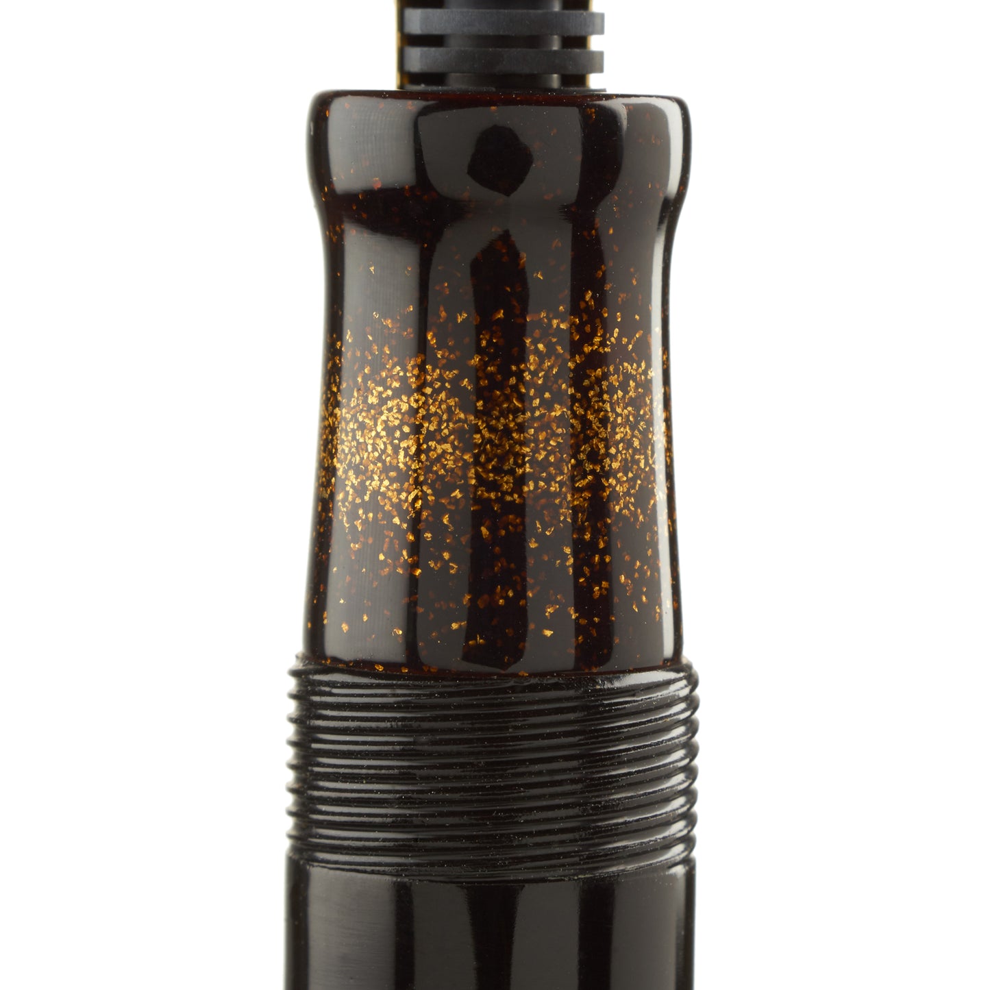 Nakaya Portable Cigar Lotus Maki-e Kuro-tamenuri - nibs.com