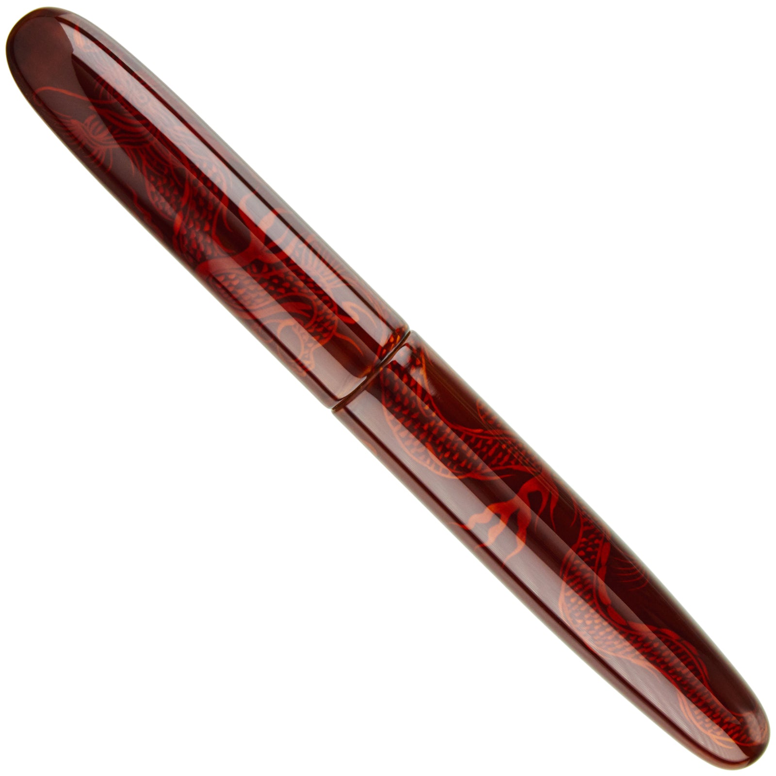 Nakaya 17mm Portable Cigar Ascending Dragon Heki-tamenuri - nibs.com