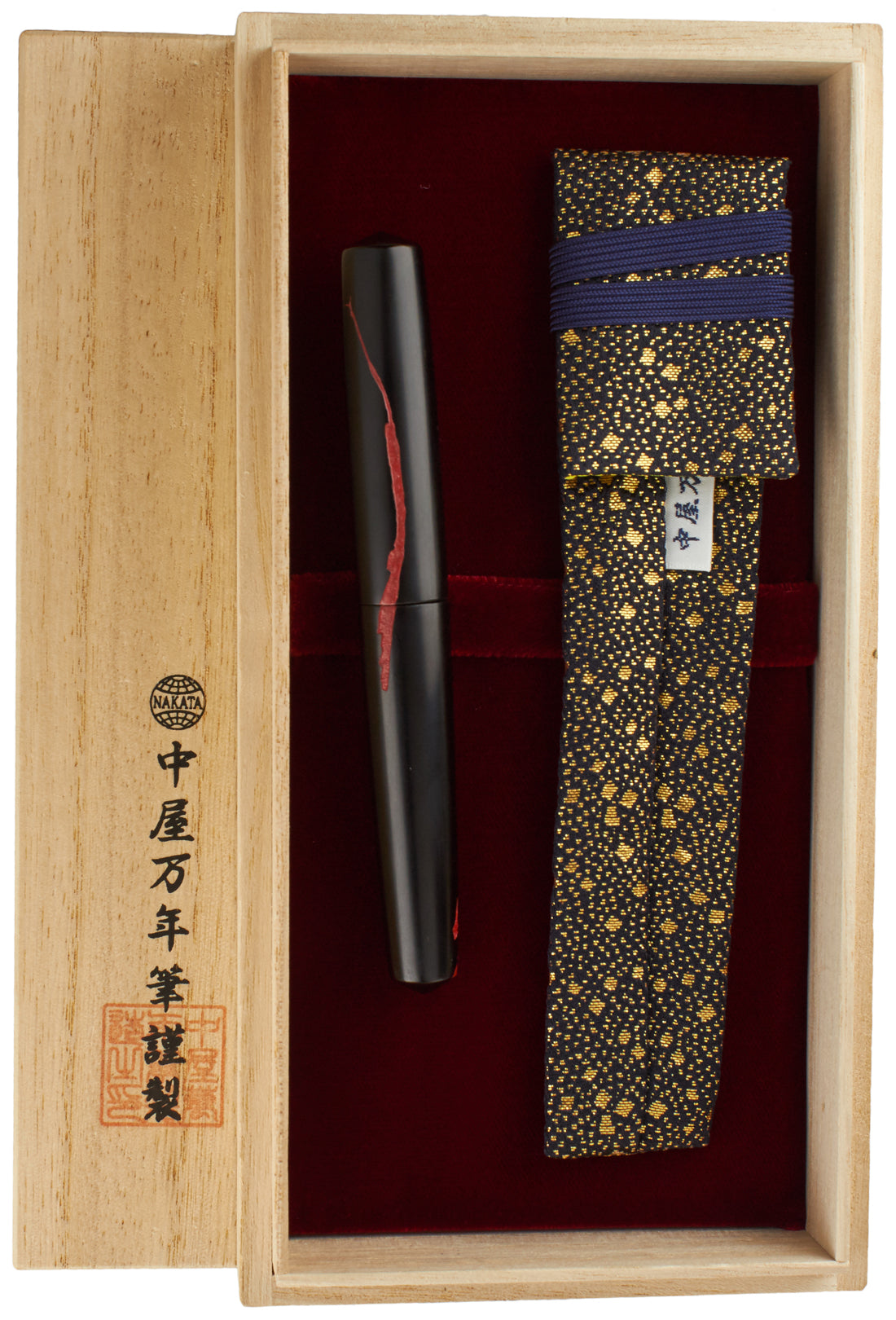 Nakaya Piccolo Cigar Negoro Red Cloth - nibs.com