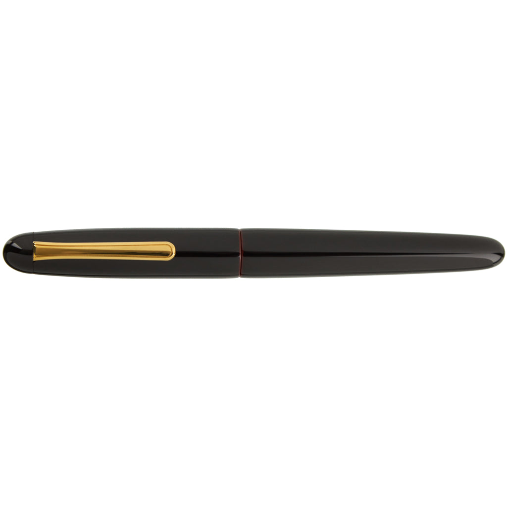Nakaya Portable Writer Lotus Maki-e Kuro-tamenuri - nibs.com