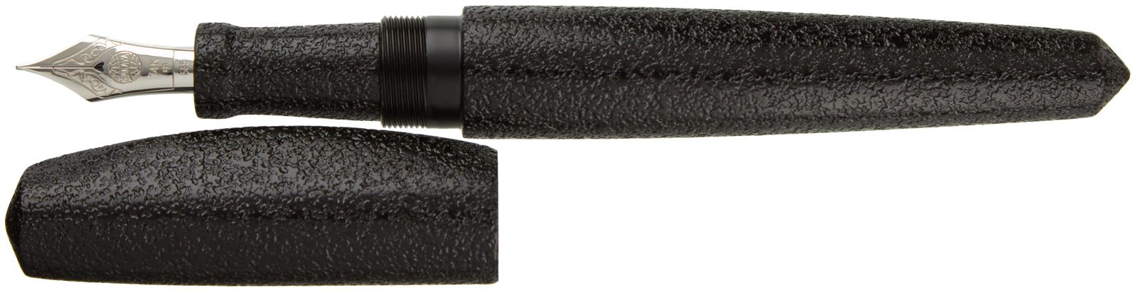 Nakaya Dorsal Fin Version 1 Ishime-Kanshitsu Black - nibs.com