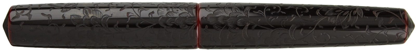 Nakaya Piccolo Cigar Housoge Kuro-tamenuri Charcoal - nibs.com