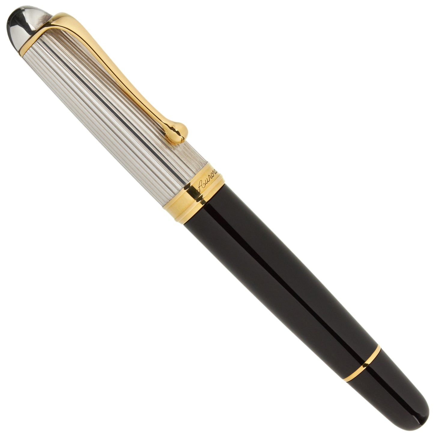 Aurora 88 Black with Sterling Silver Cap - nibs.com