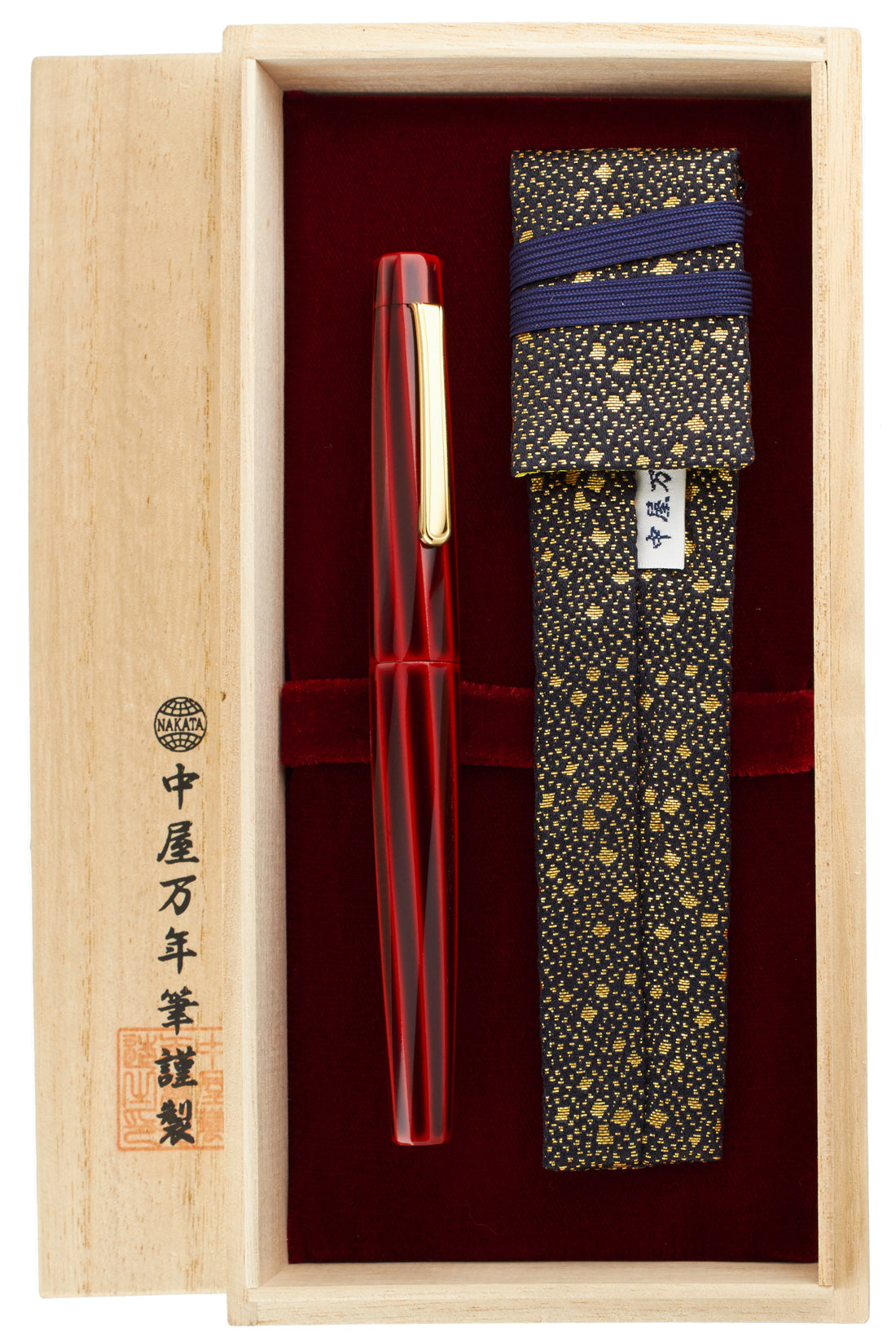 Nakaya Decapod Writer Aka-tamenuri TW - nibs.com