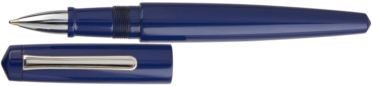 Nakaya Naka-ai Writer Ballpen Kikyo Chrome - nibs.com
