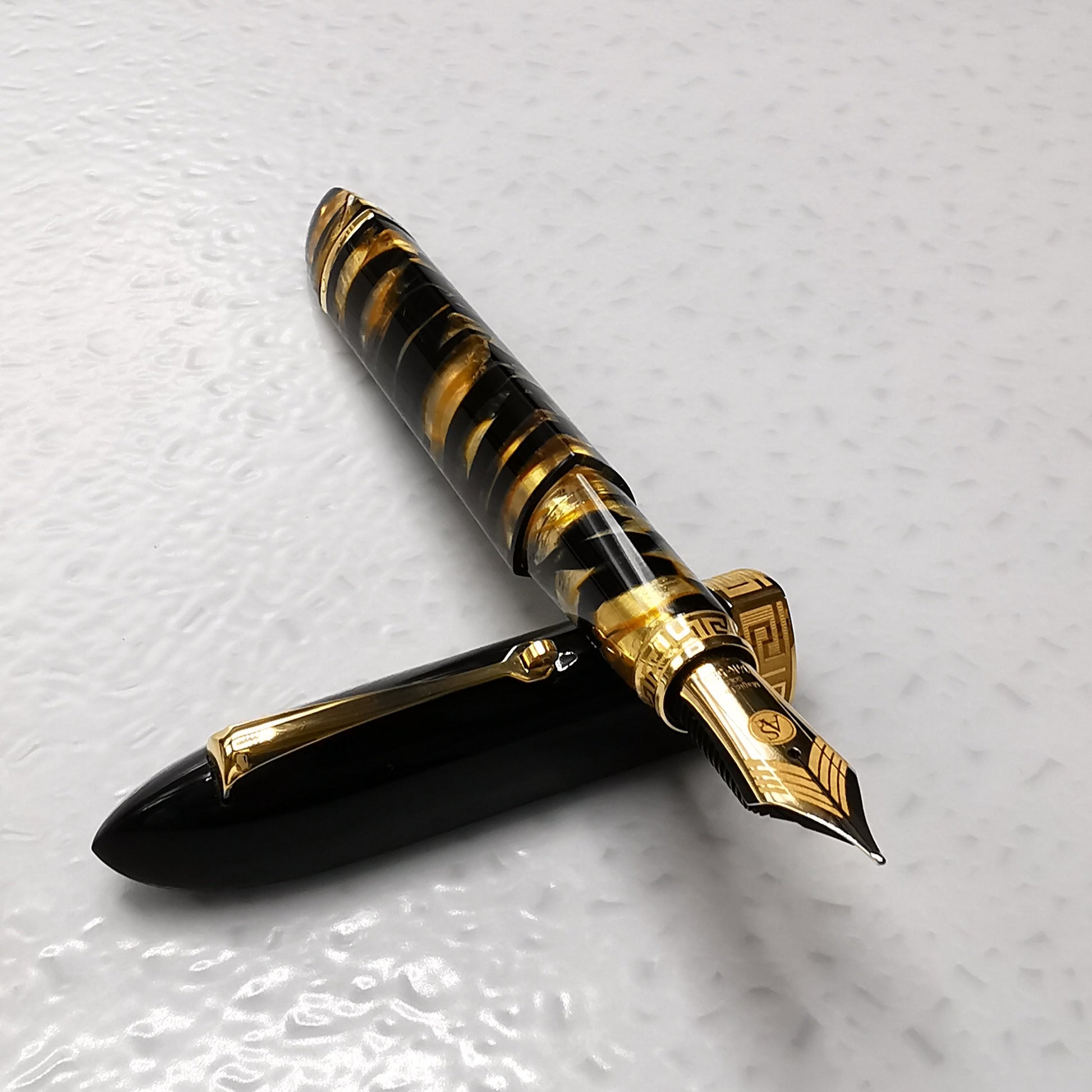 ASC Triangolo Black Lucens Gold Limited Edition - nibs.com