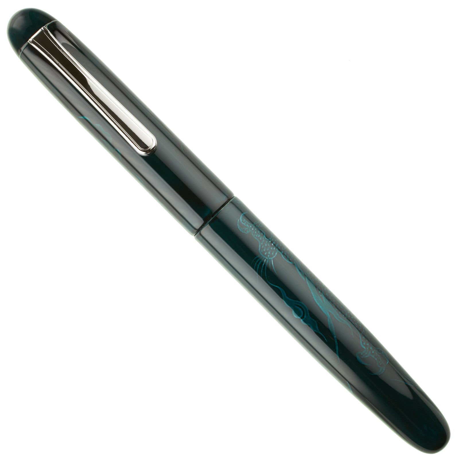 Nakaya Portable Writer Ascending Dragon Ao-tamenuri - nibs.com