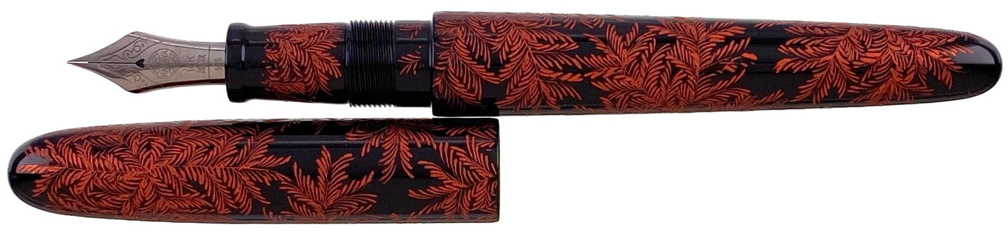 Nakaya Portable Cigar Shinobu Black Red - nibs.com