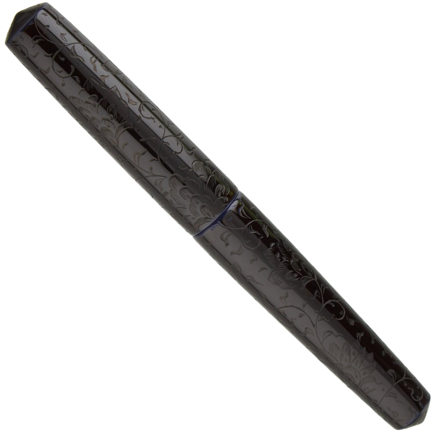 Nakaya Piccolo Cigar Housoge Kikyo-tamenuri Charcoal - nibs.com