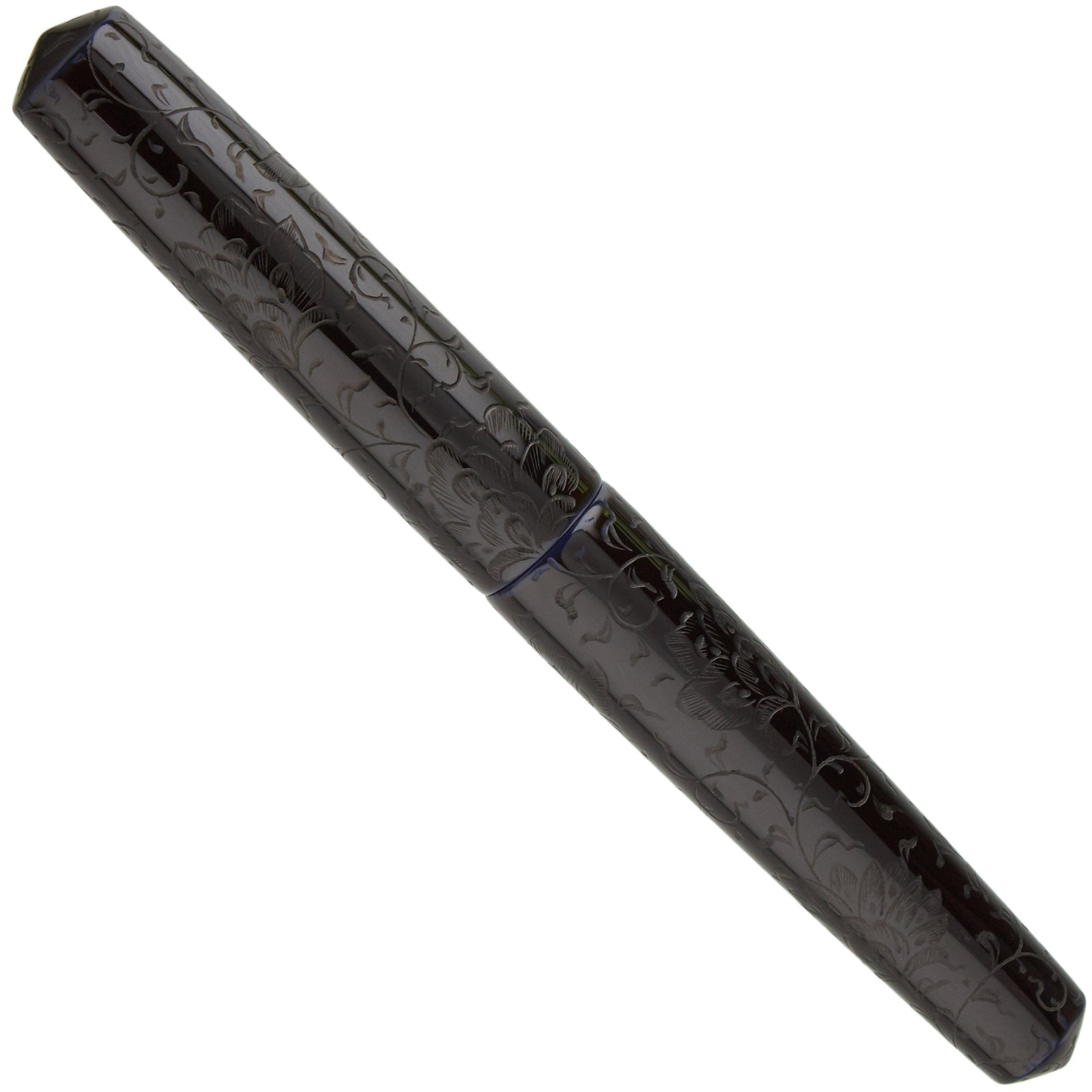 Nakaya Piccolo Cigar Housoge Kikyo-tamenuri Charcoal - nibs.com