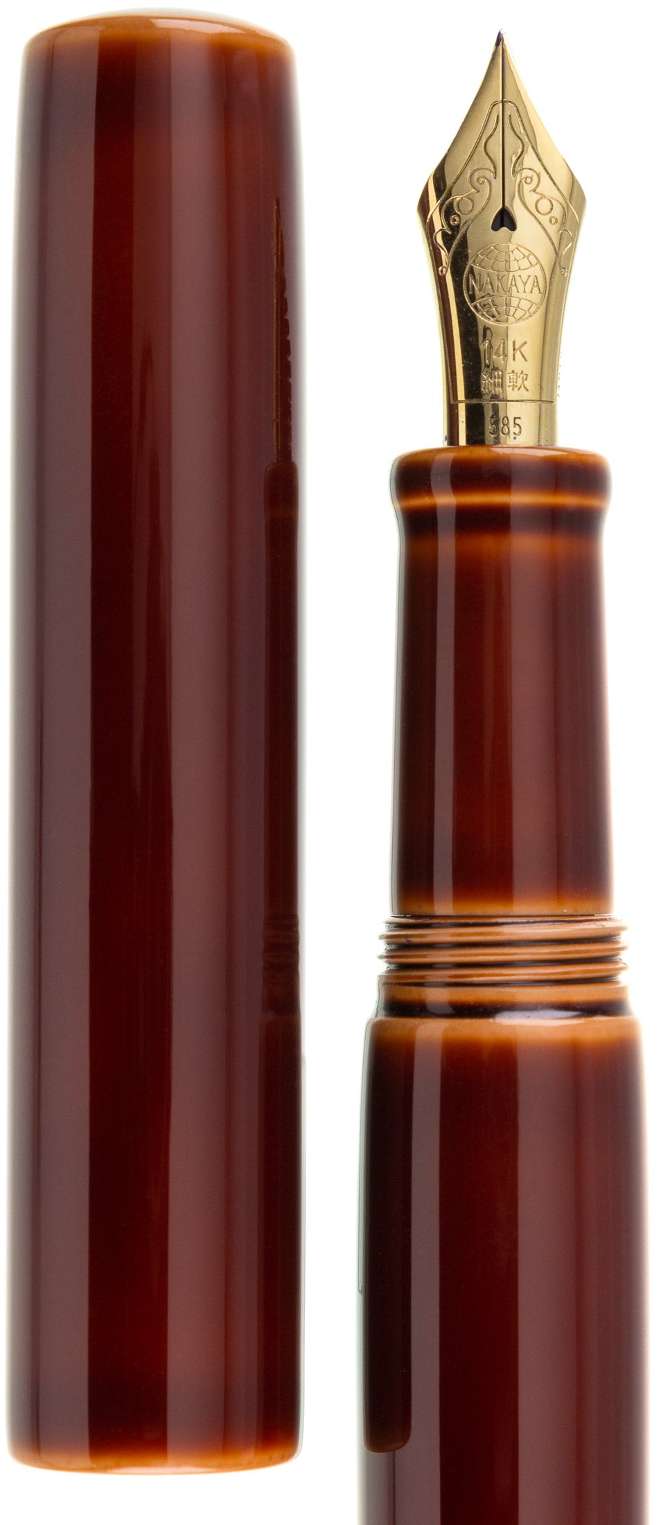 Nakaya Desk Pen Toki-tamenuri - nibs.com