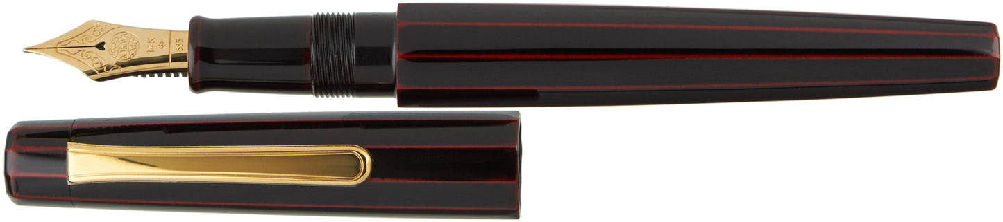 Nakaya Decapod Writer Kuro-tamenuri ST - nibs.com