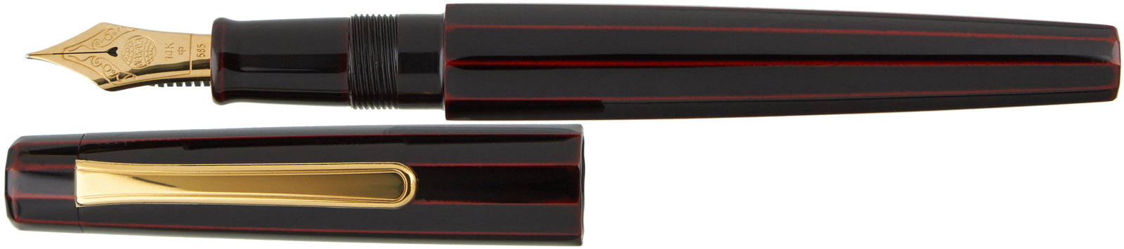 Nakaya Decapod Writer Kuro-tamenuri ST - nibs.com